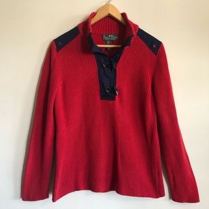 Vintage L-RL Lauren Active Ralph Lauren Toggle Sweater | Size Large